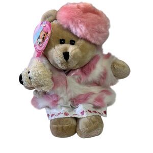 VTG Starbucks Bear Coffee Bearista Plush 2006 Valentine Hearts 46th Ed